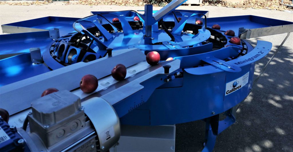 Minigram 2, round and compact weight grading machine PERFECT Van Wamel